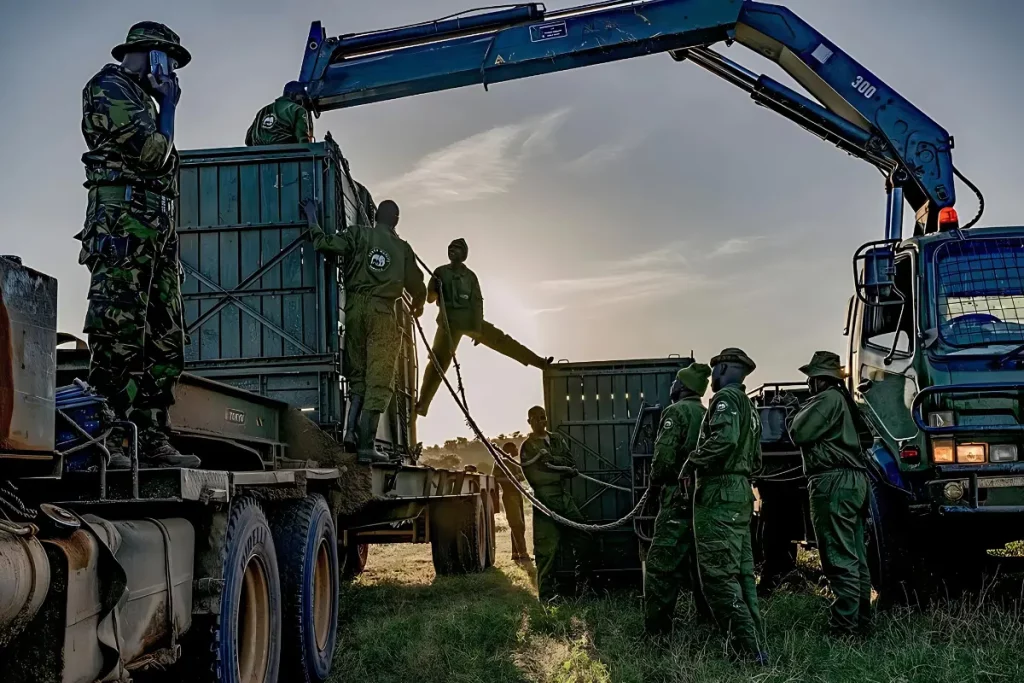 Translocation of 21 Black Rhinos to Loisaba Conservancy | Kenya Safari experience by East Africa Safari Guides
