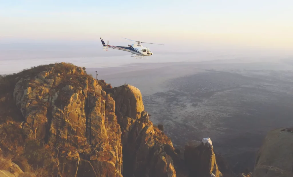 Helicopter tour