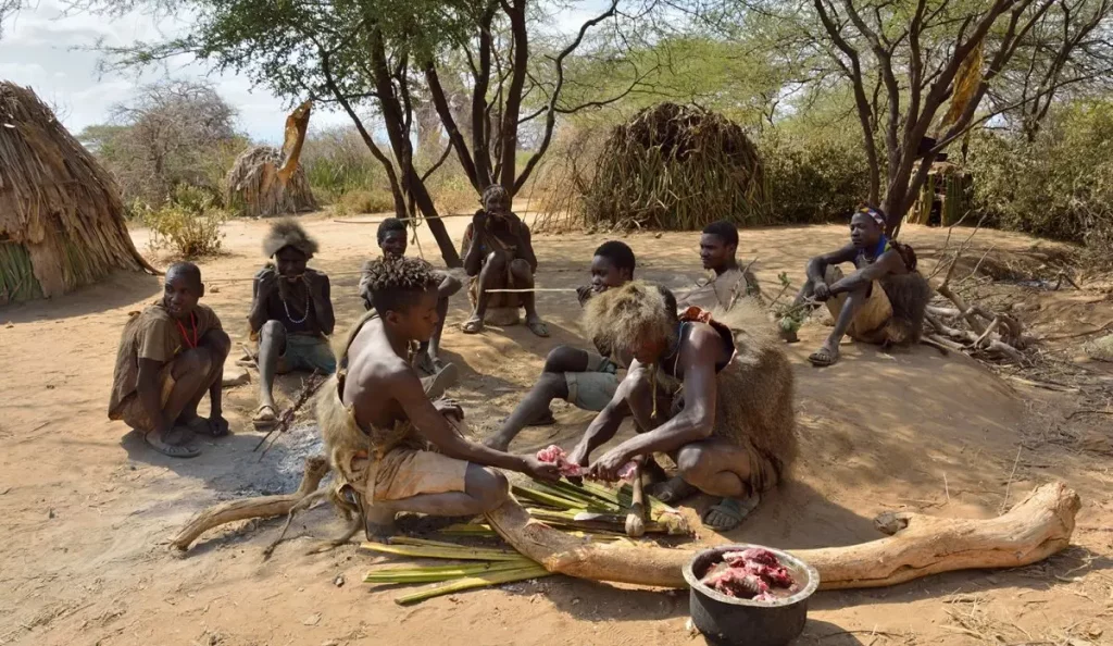 Hadzabe culture at Lake Eyasi 