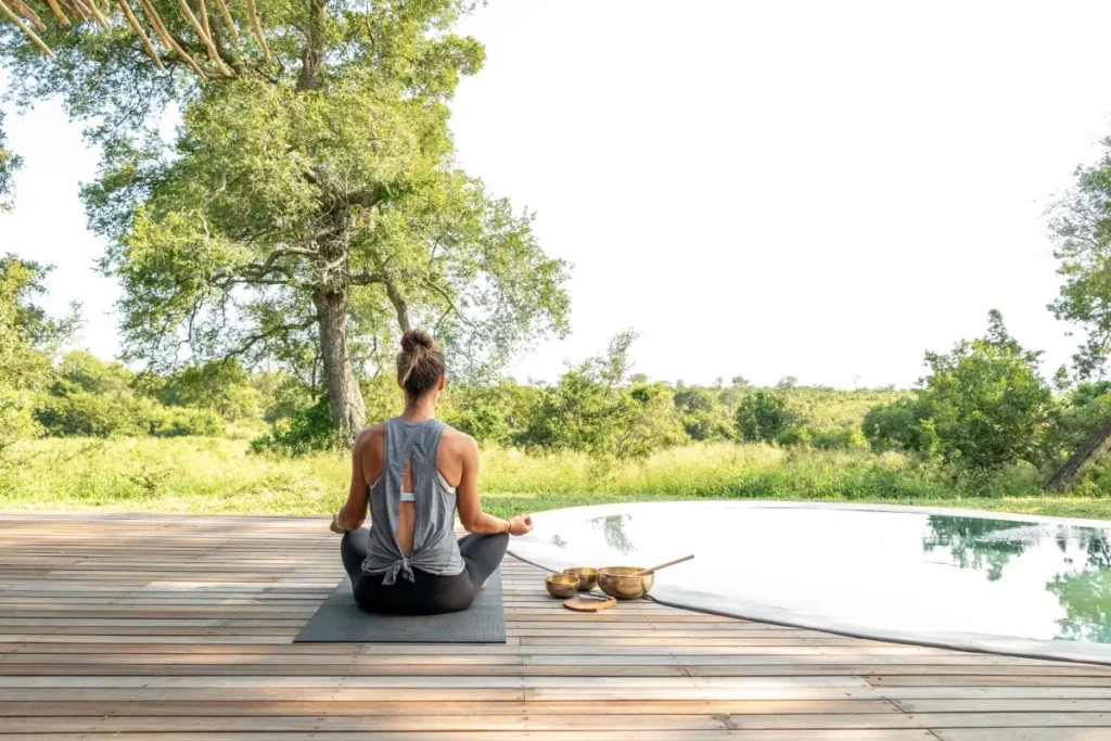 Yoga class in the wilderness - Things to do in Arusha